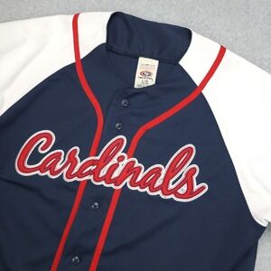 True Fan‎ Cardinals Baseball Jersey L  MLB Genuine Merchandise All Stars